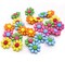 Bright Color Daisies Glittery Neon Craft Embellishments 24pcs